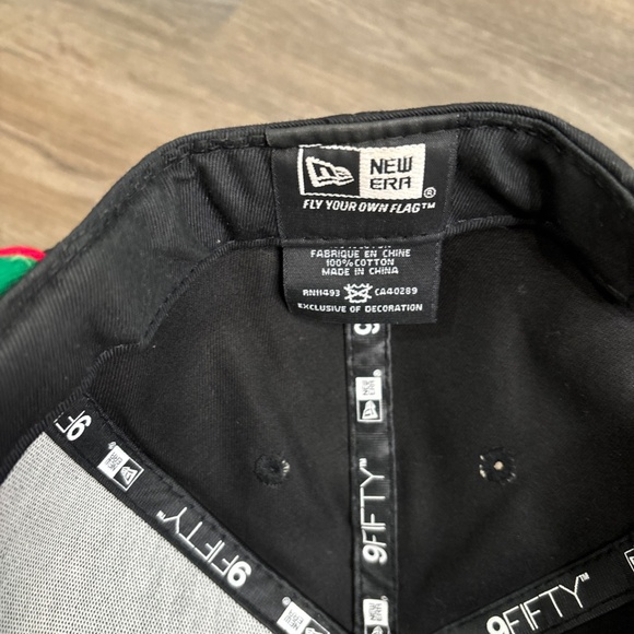 Chicago Blackhawks New Era 9Fifty 2 Tone Red Black Snapback‎ Hat Cap - Picture 6 of 11